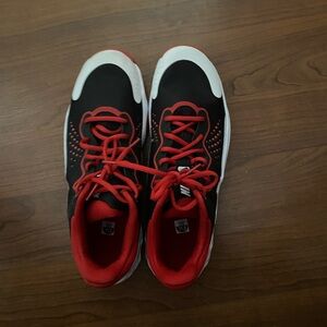 Nike Black and Red Sneakers